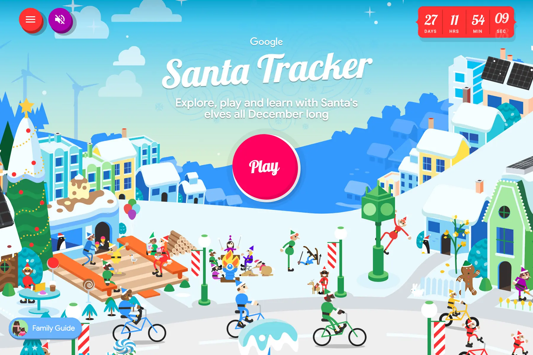 Santa Tracker By Google