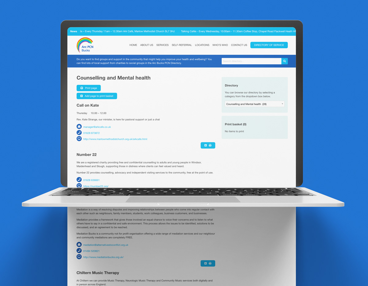 Arc Bucks PCN Website