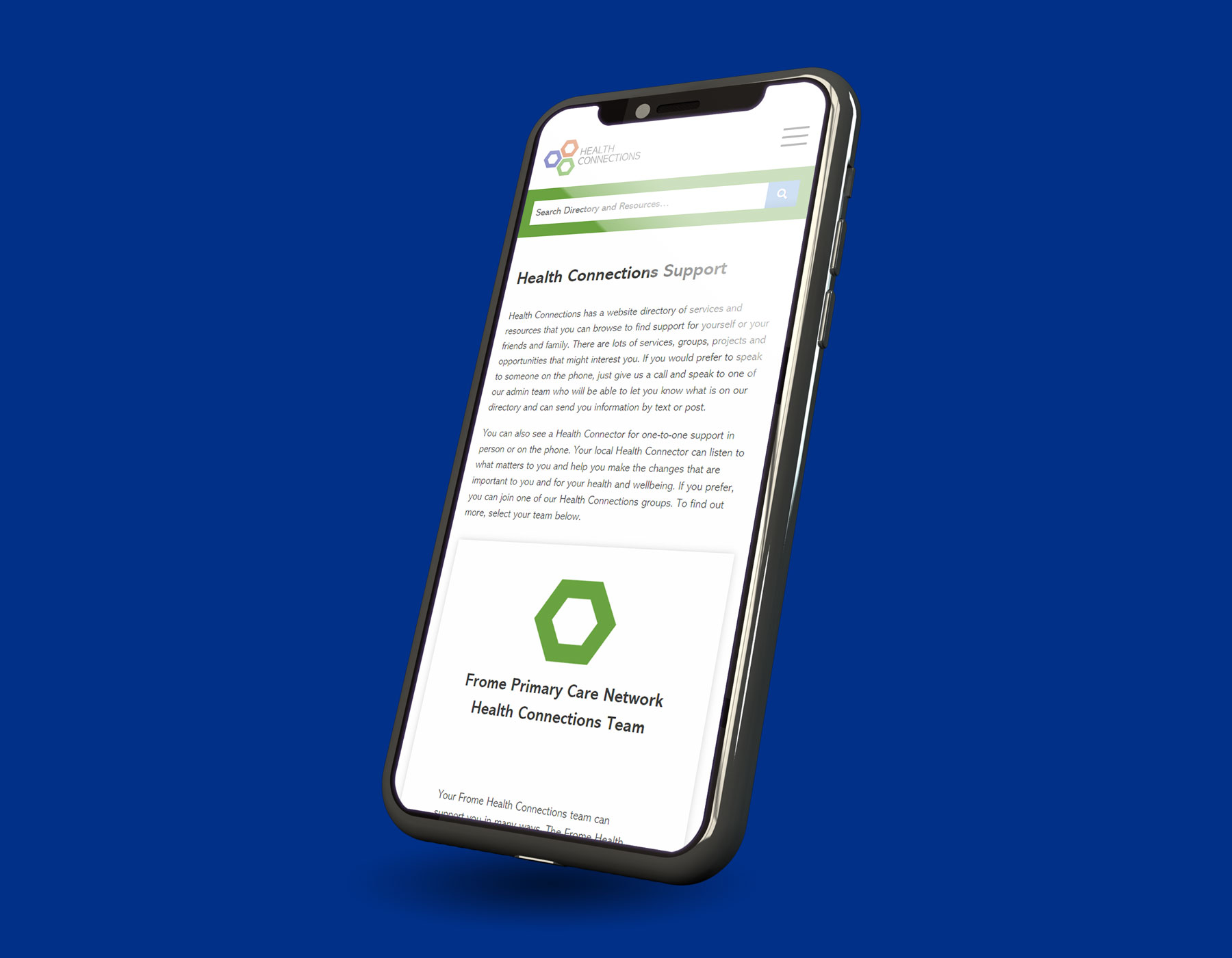 Health Connections Mendip Website