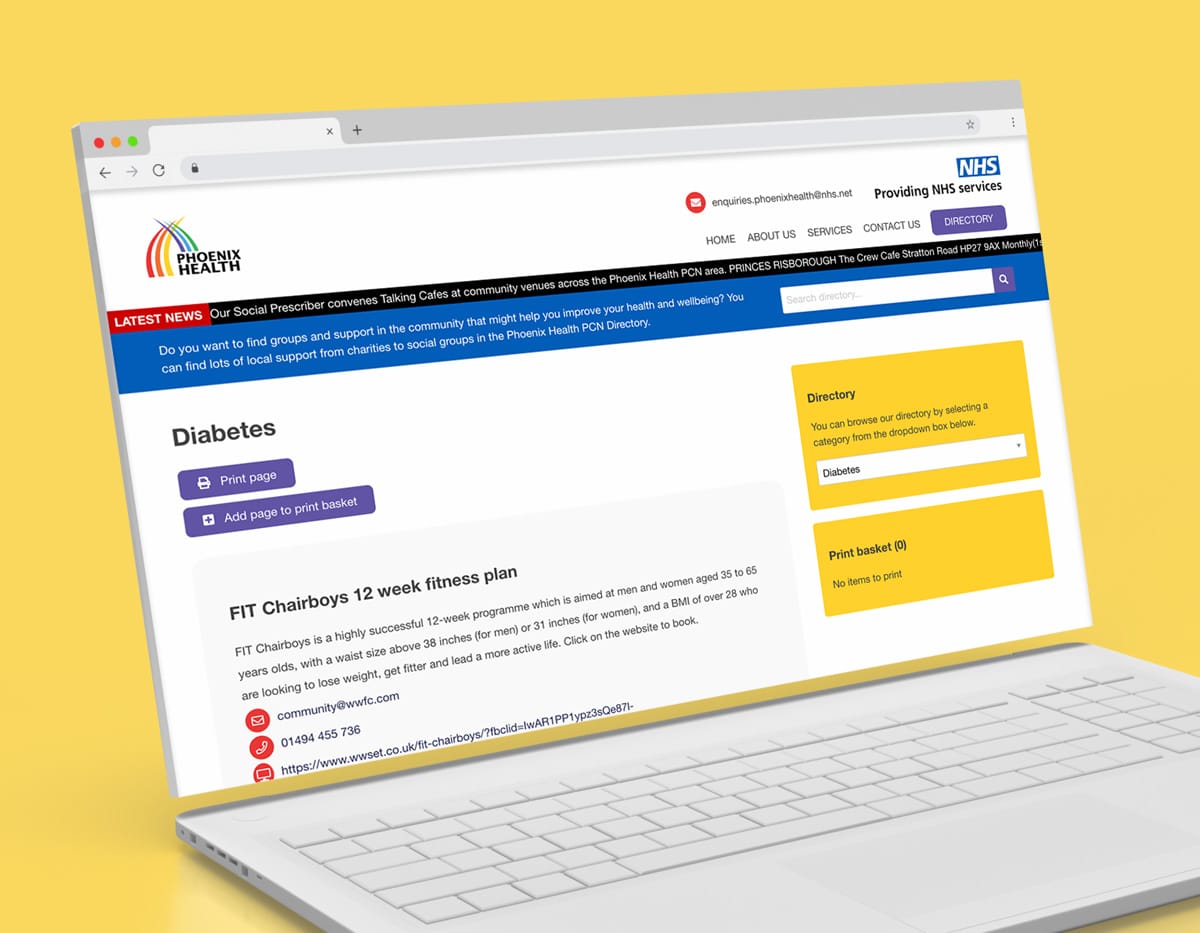 Phoenix Health PCN Website