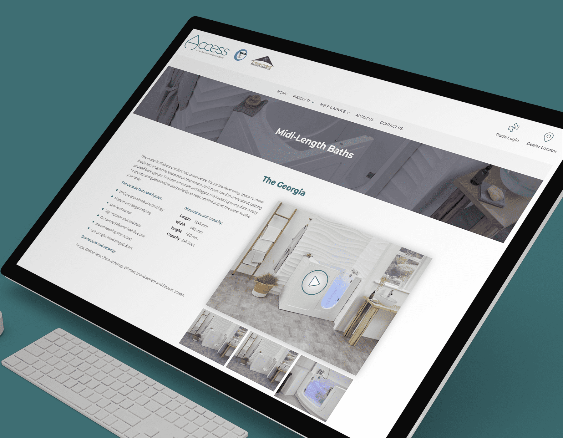 Access Walk-in Baths Website