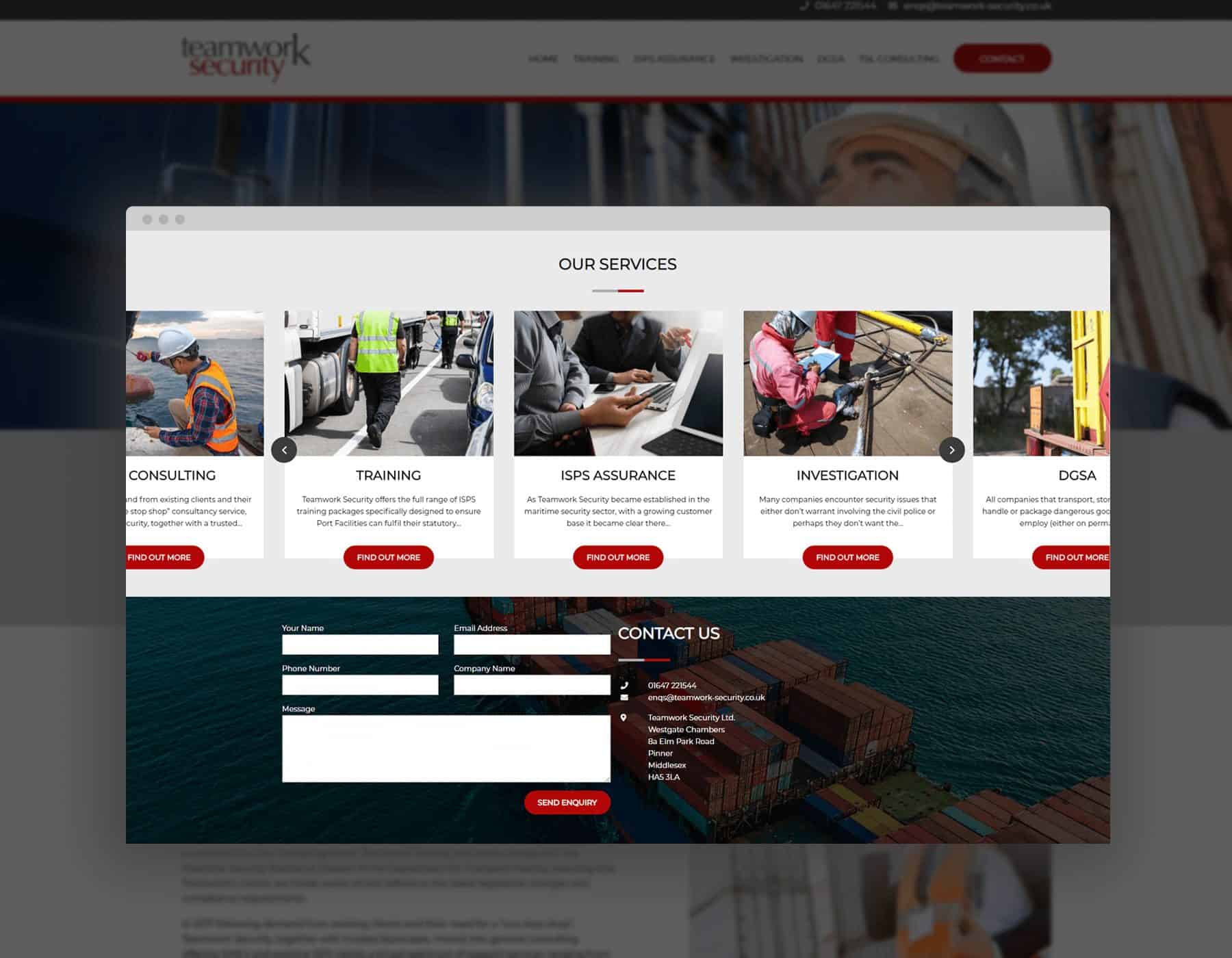 Teamwork Security Website