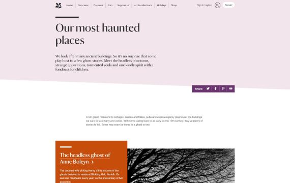 National Trust: Most Haunted Places