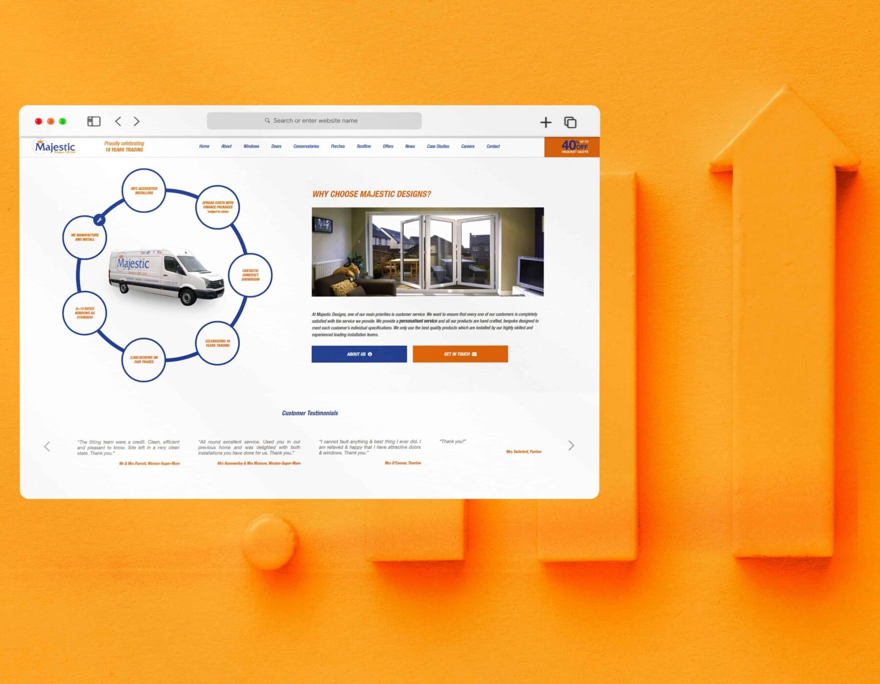 Majestic Designs Website