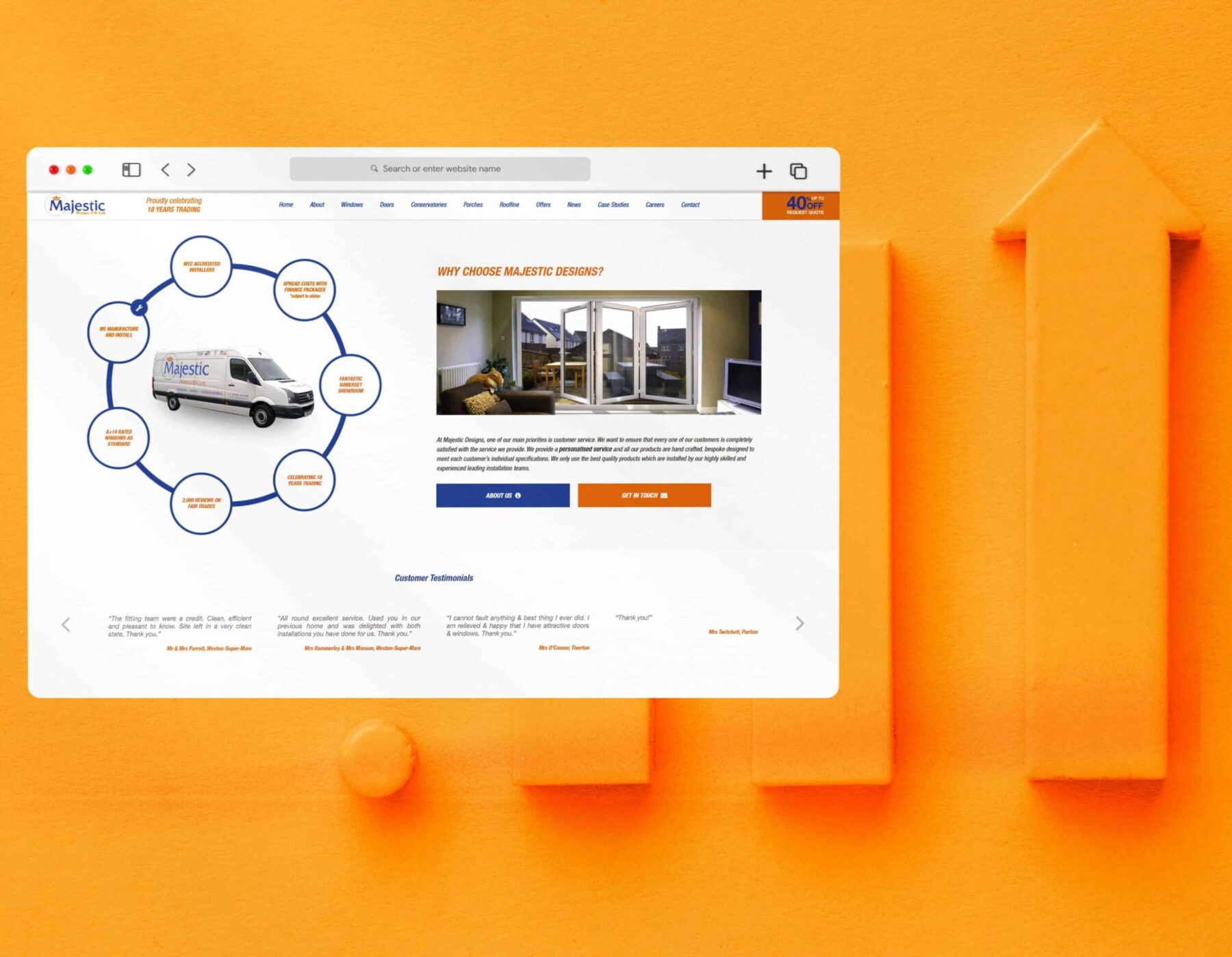 Majestic Designs Website