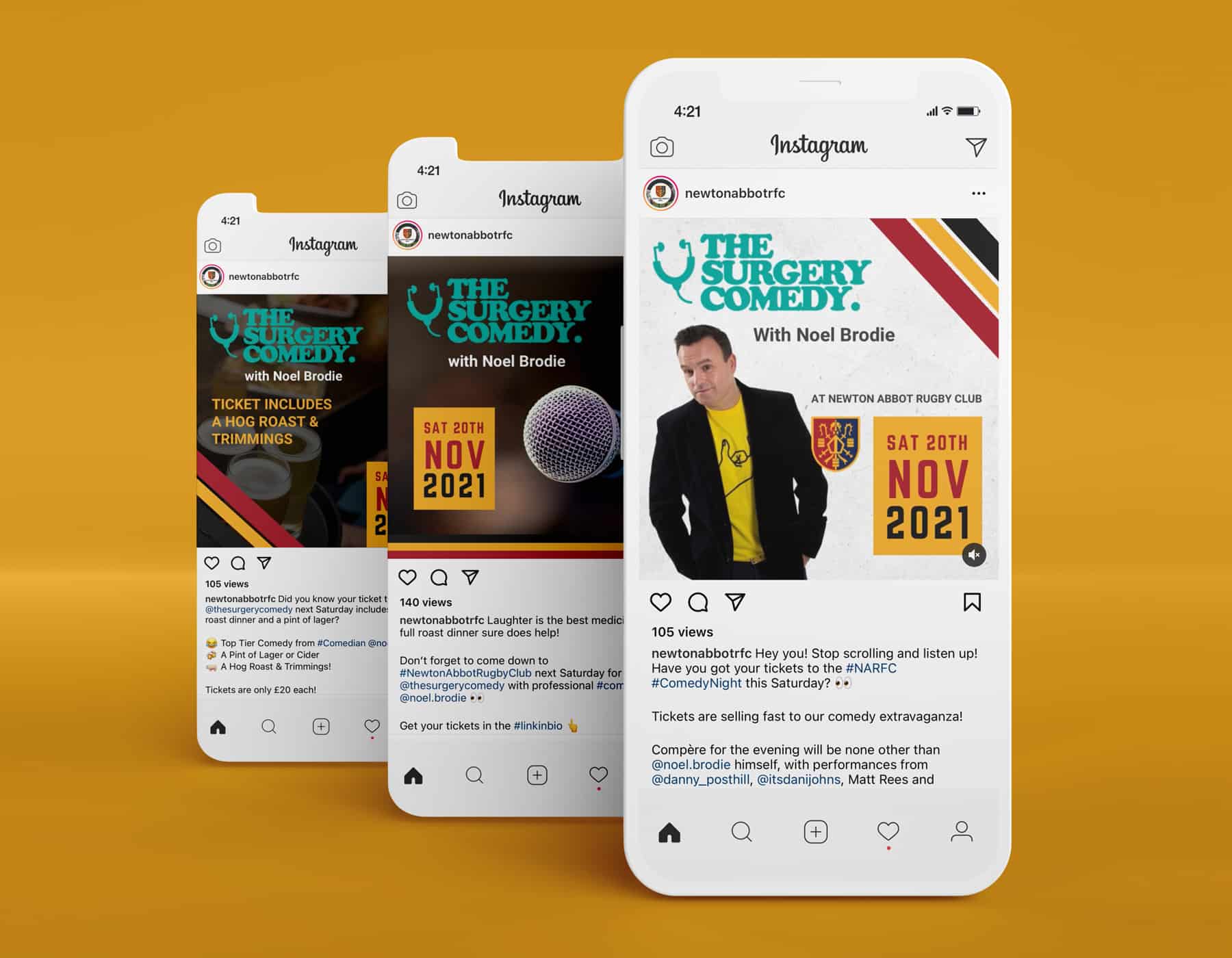 Newton Abbot Rugby Club Social Media