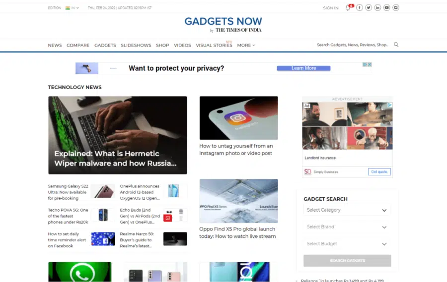 Gadgets Now