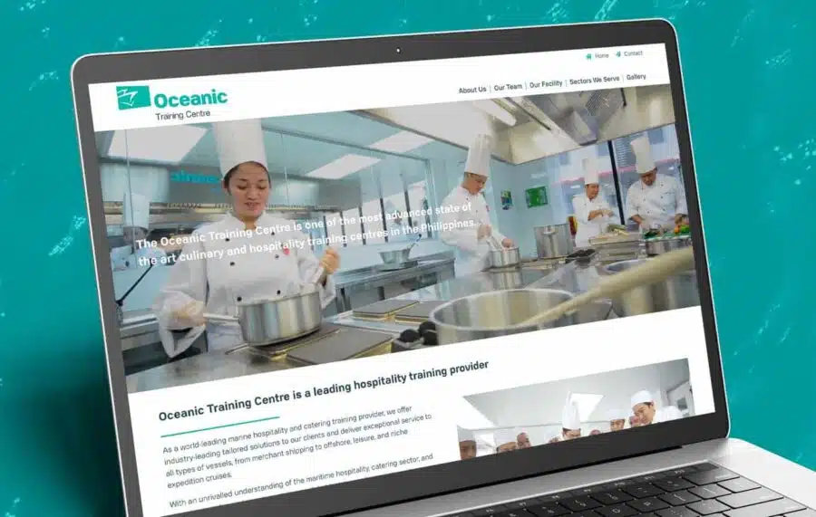 Innovative Website Design for Oceanic Training Centre