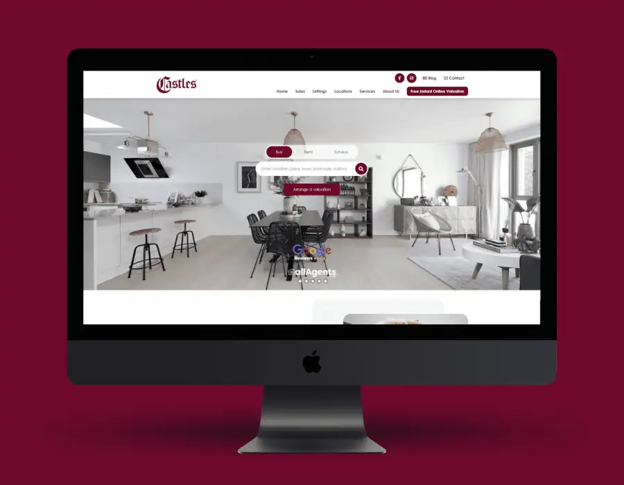 Bespoke WordPress development for London based Estate Agency