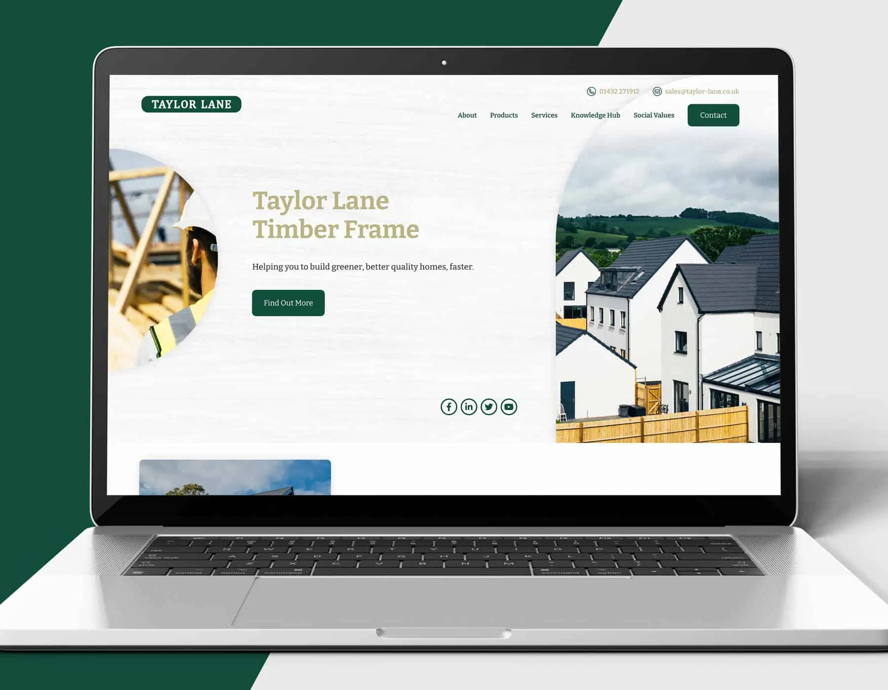 Full WordPress website rebuild and support for leading timber frame specialist