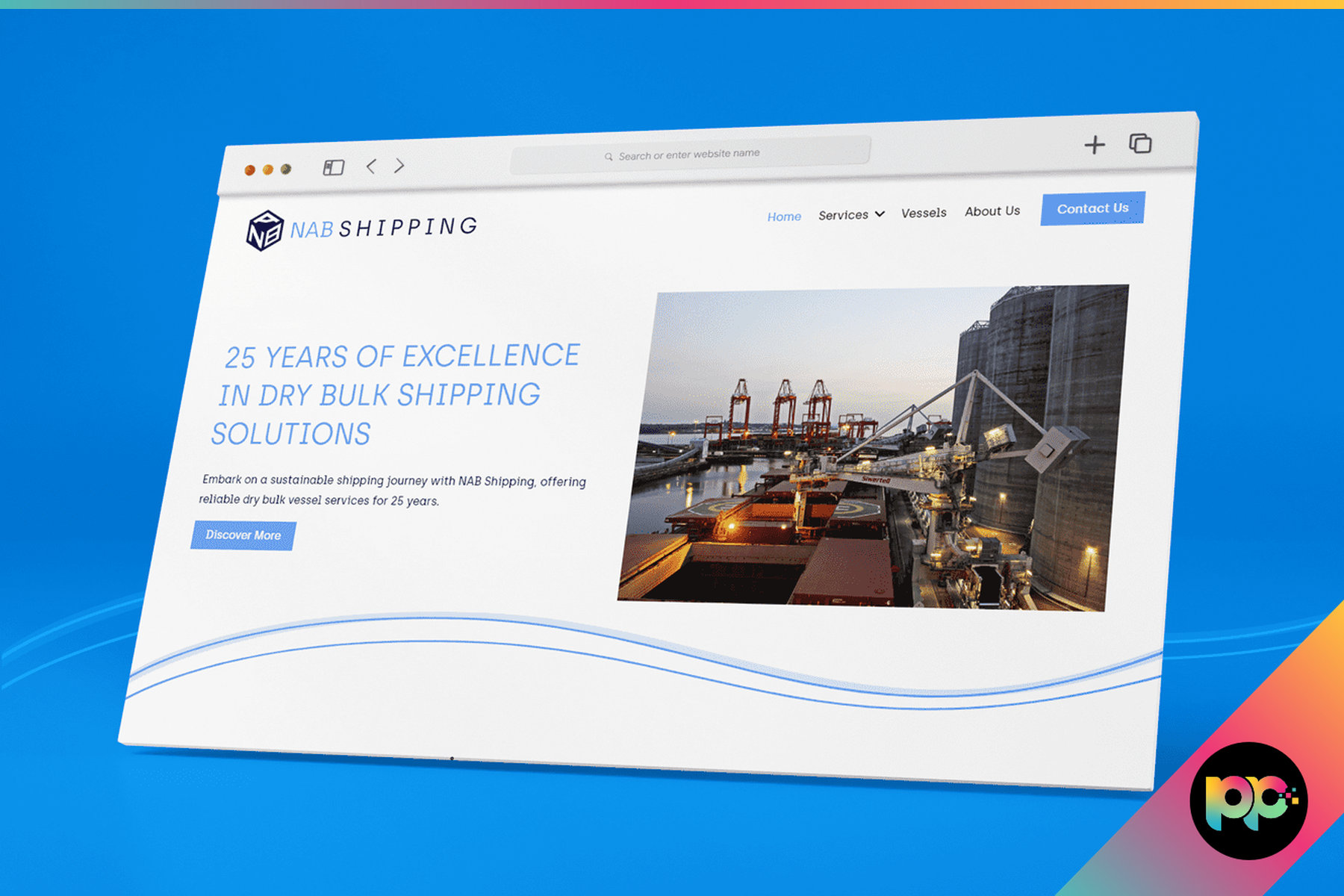 Creative New Website for NAB Shipping