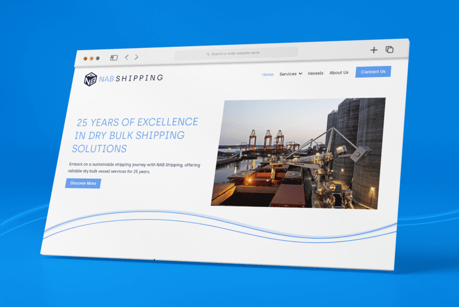 Creative New Website for NAB Shipping