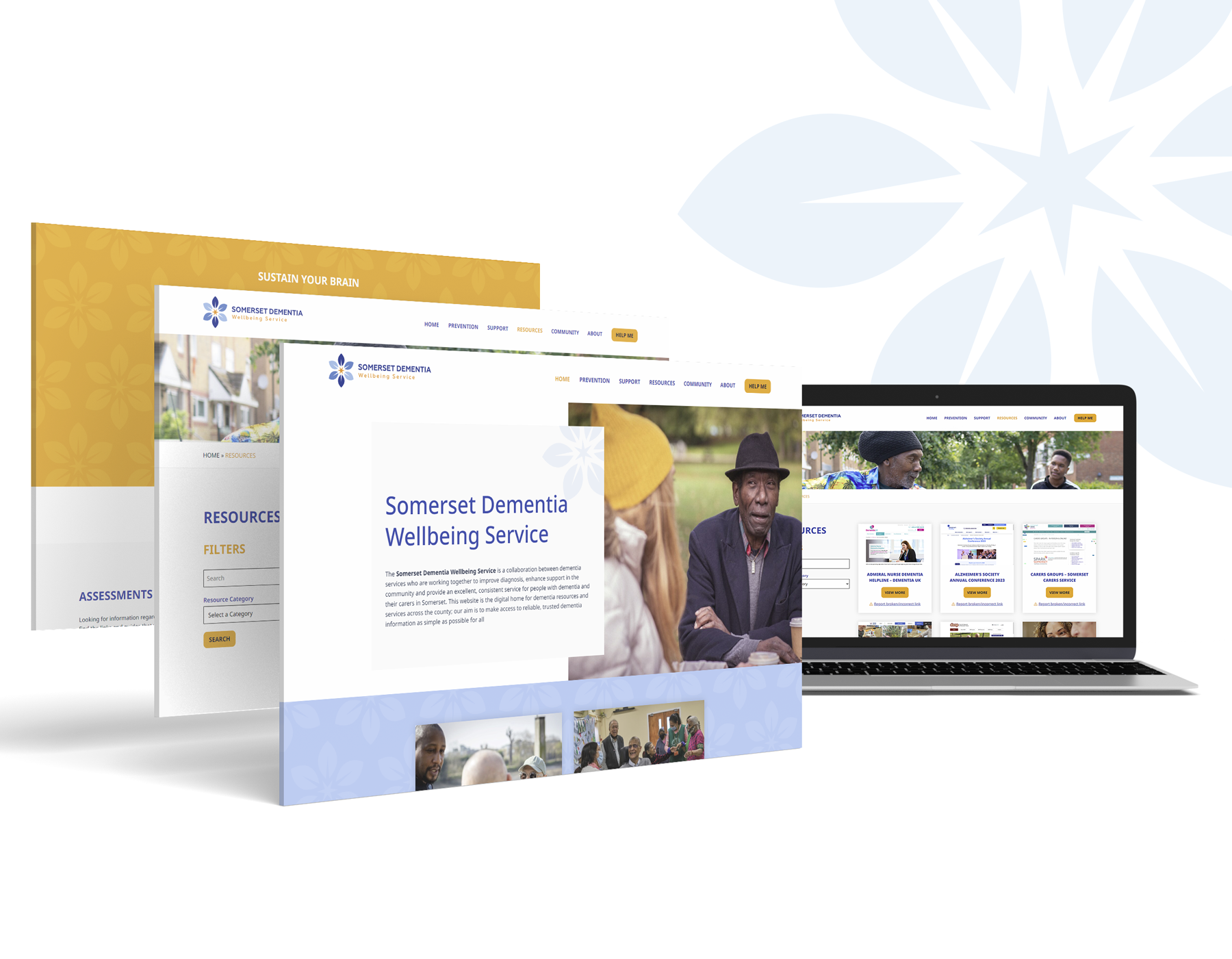 Somerset Dementia Wellbeing Service Website