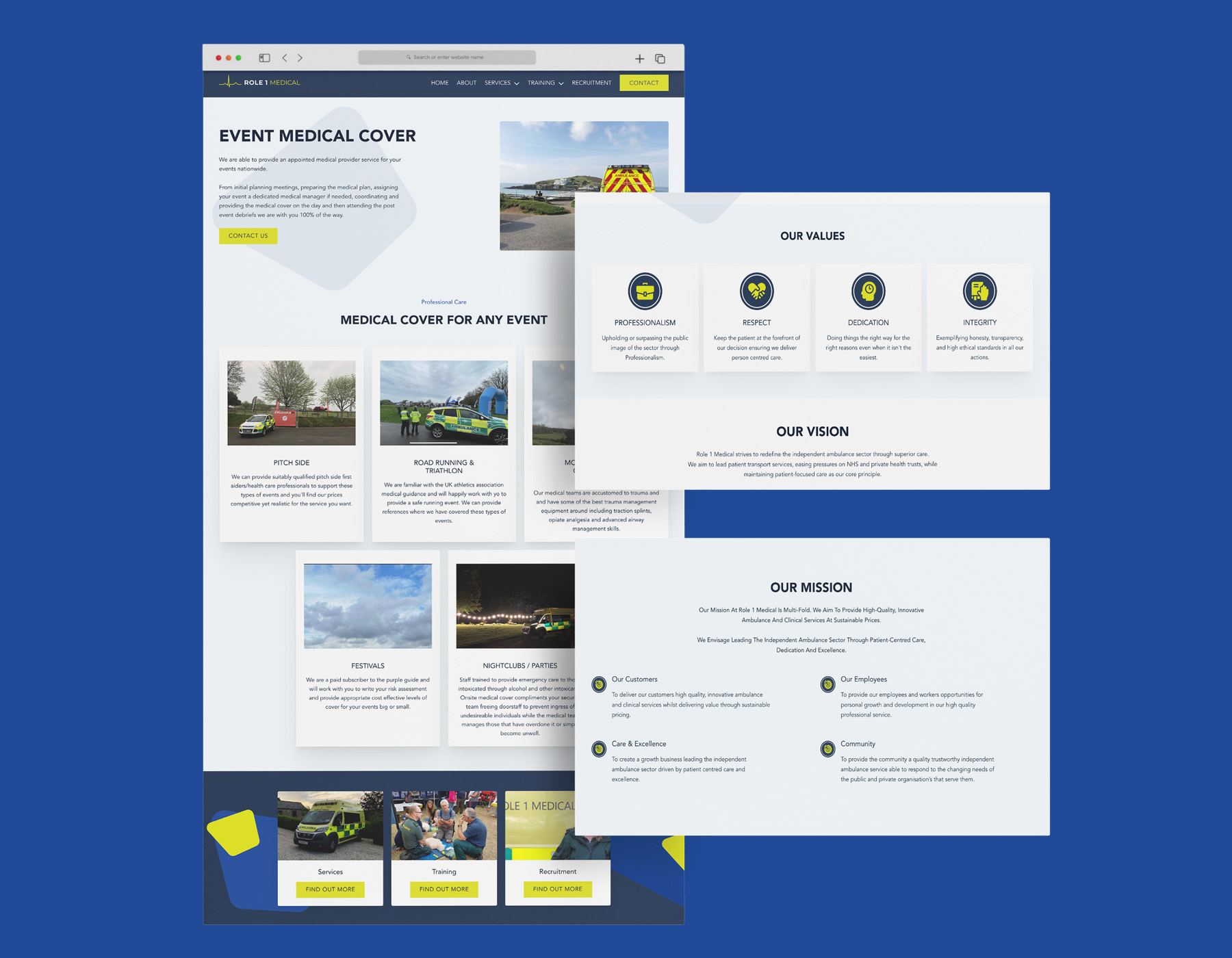 Role 1 Medical & Rescue Website