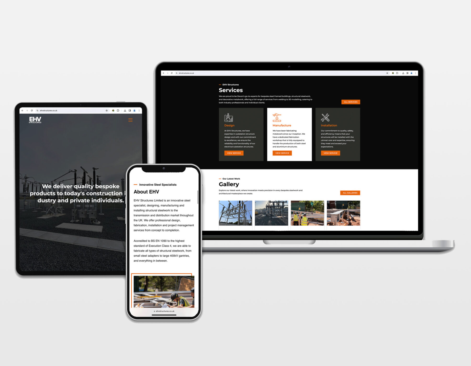 EHV Structures Website