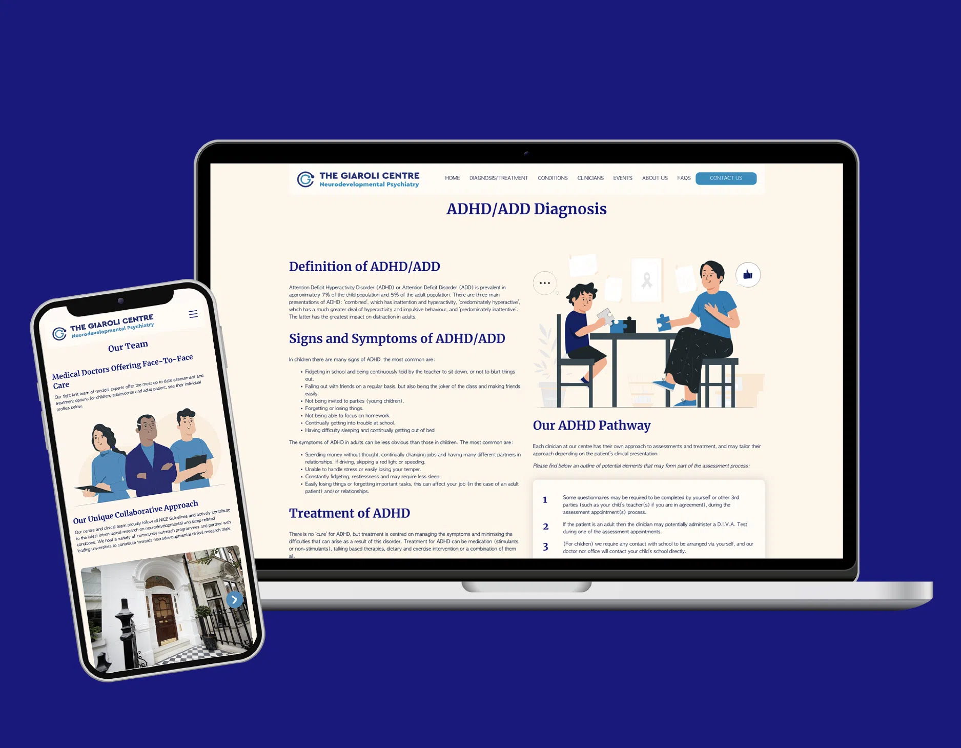 Brand refresh for London-based neurodevelopmental clinic