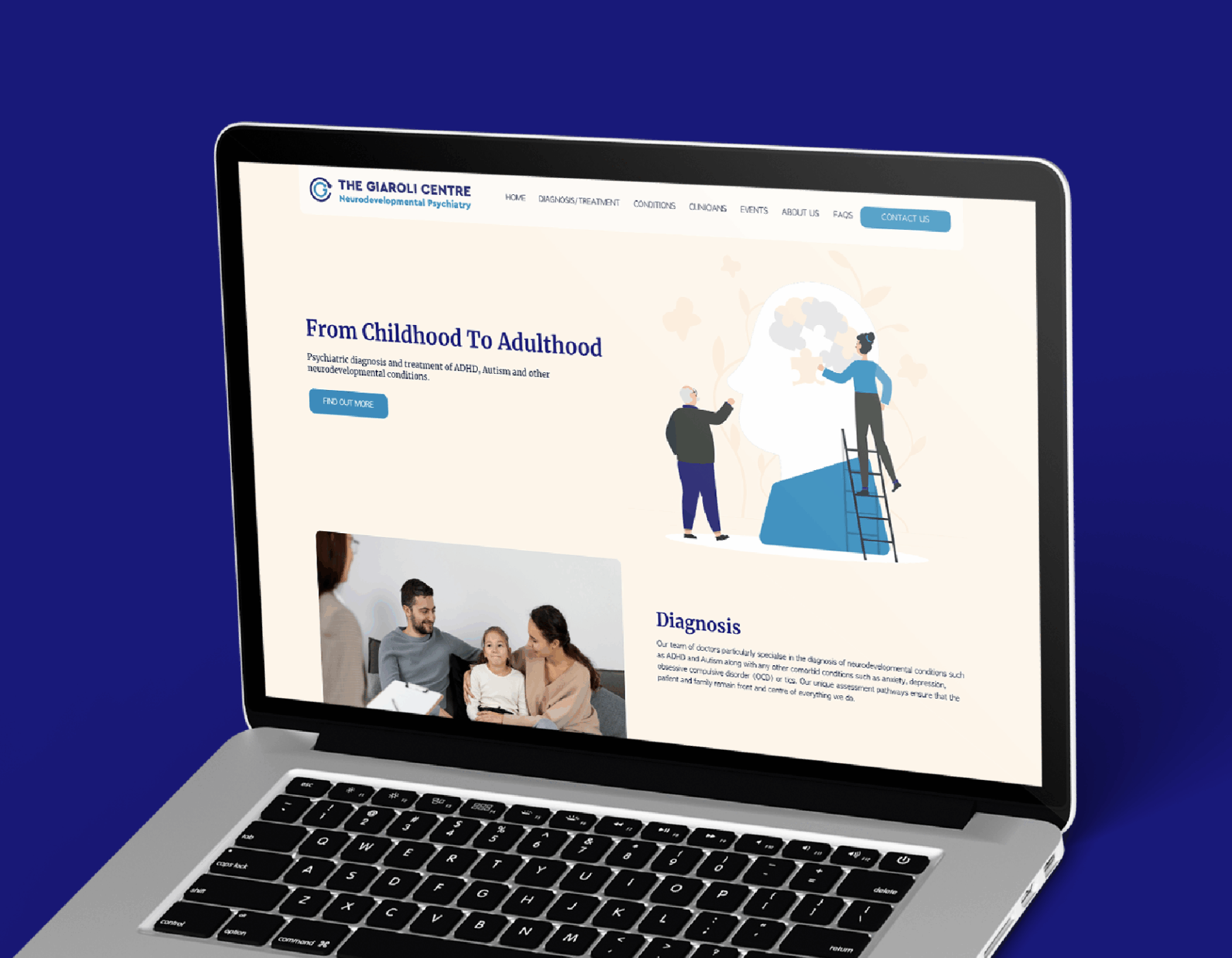 The Giaroli Centre Website
