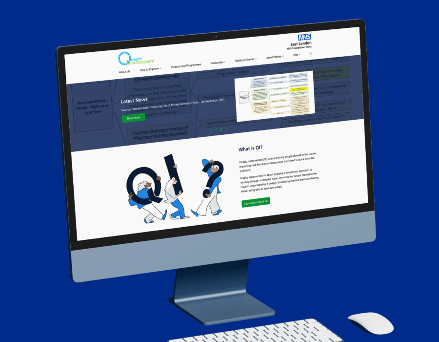 Quality Improvement: East London NHS Trust Website