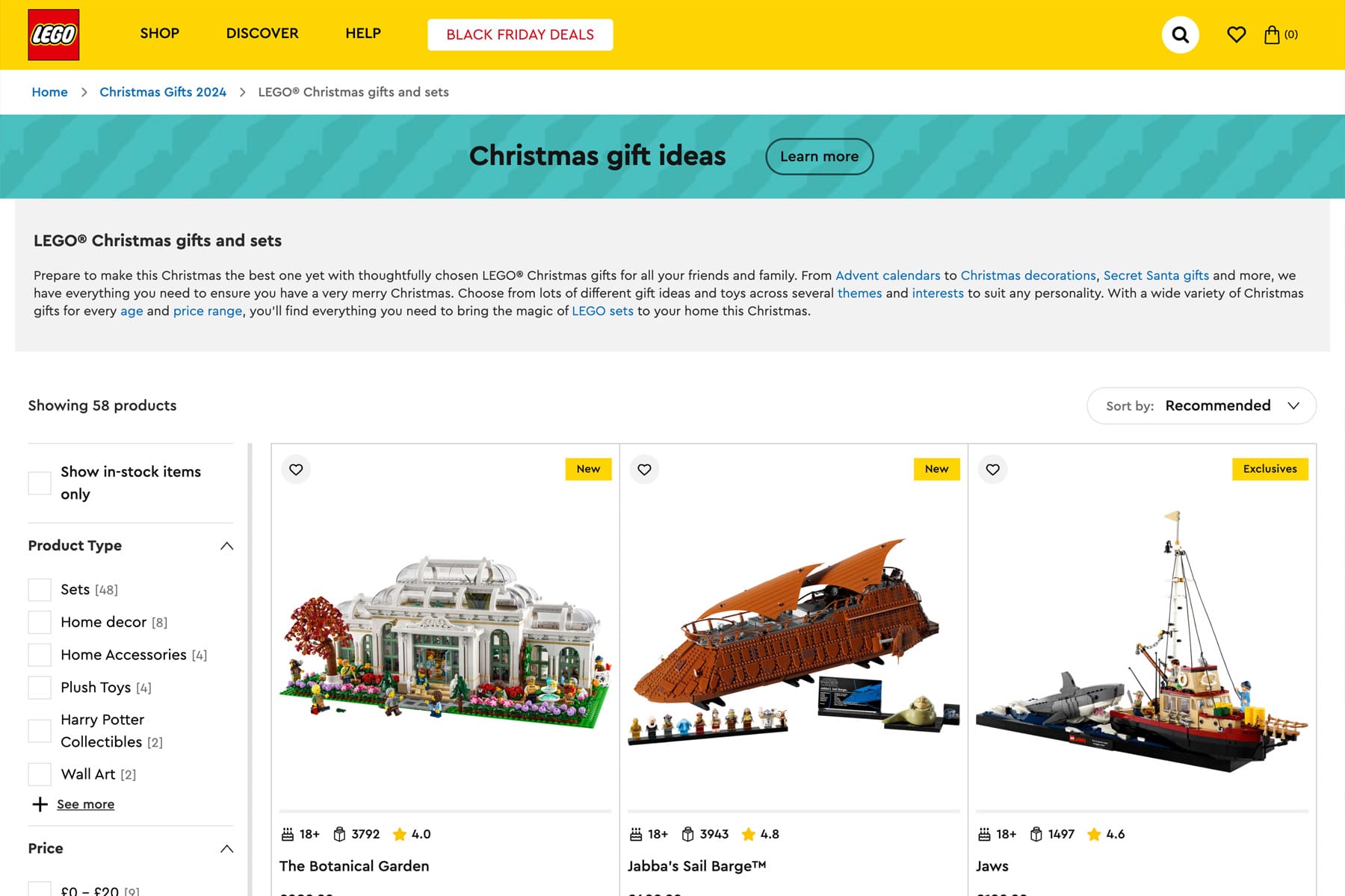 Lego Christmas Gifts