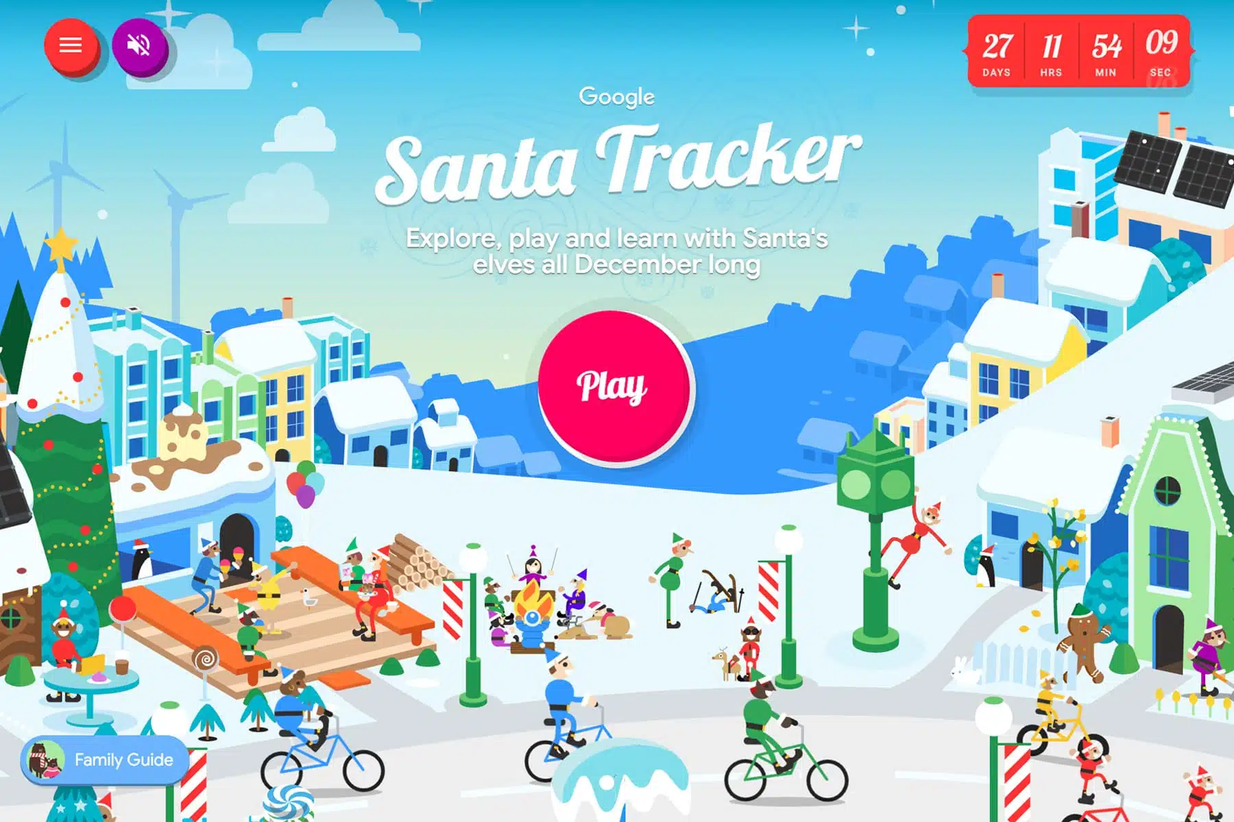 Santa Tracker By Google