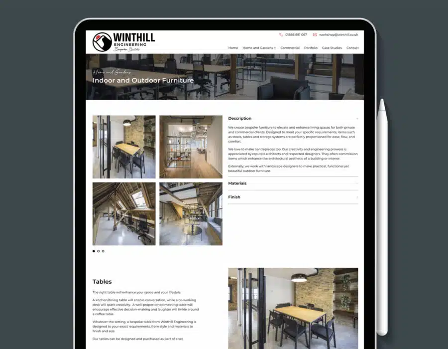 Winthill Engineering Website