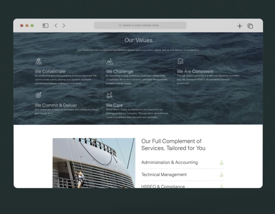 V.Yachts Website