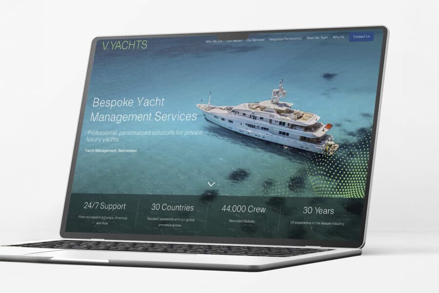 Launching the New V.Yachts Site for V.Group