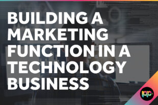 Building a Marketing Function in a Technology Business