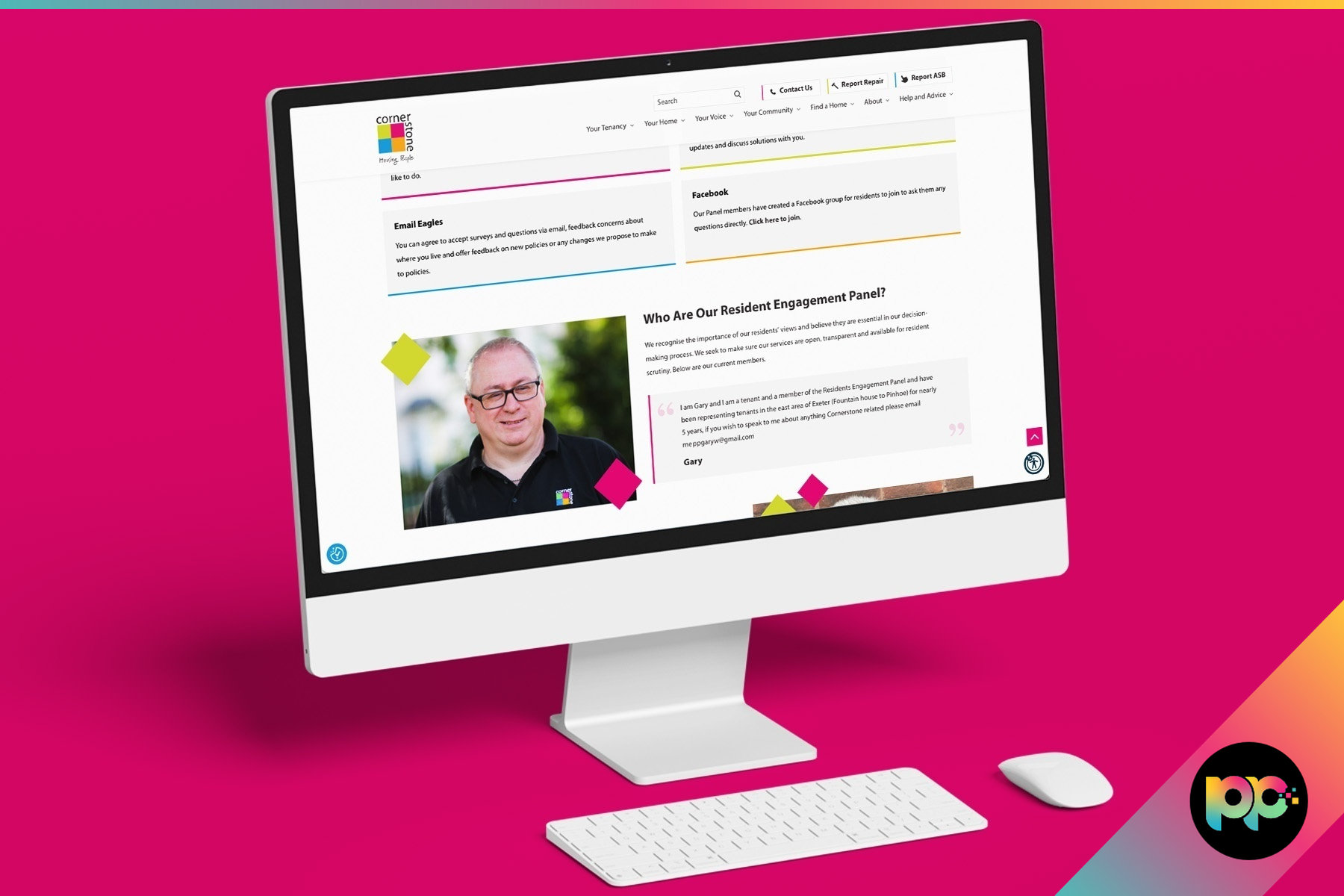 A New Website for Cornerstone Housing